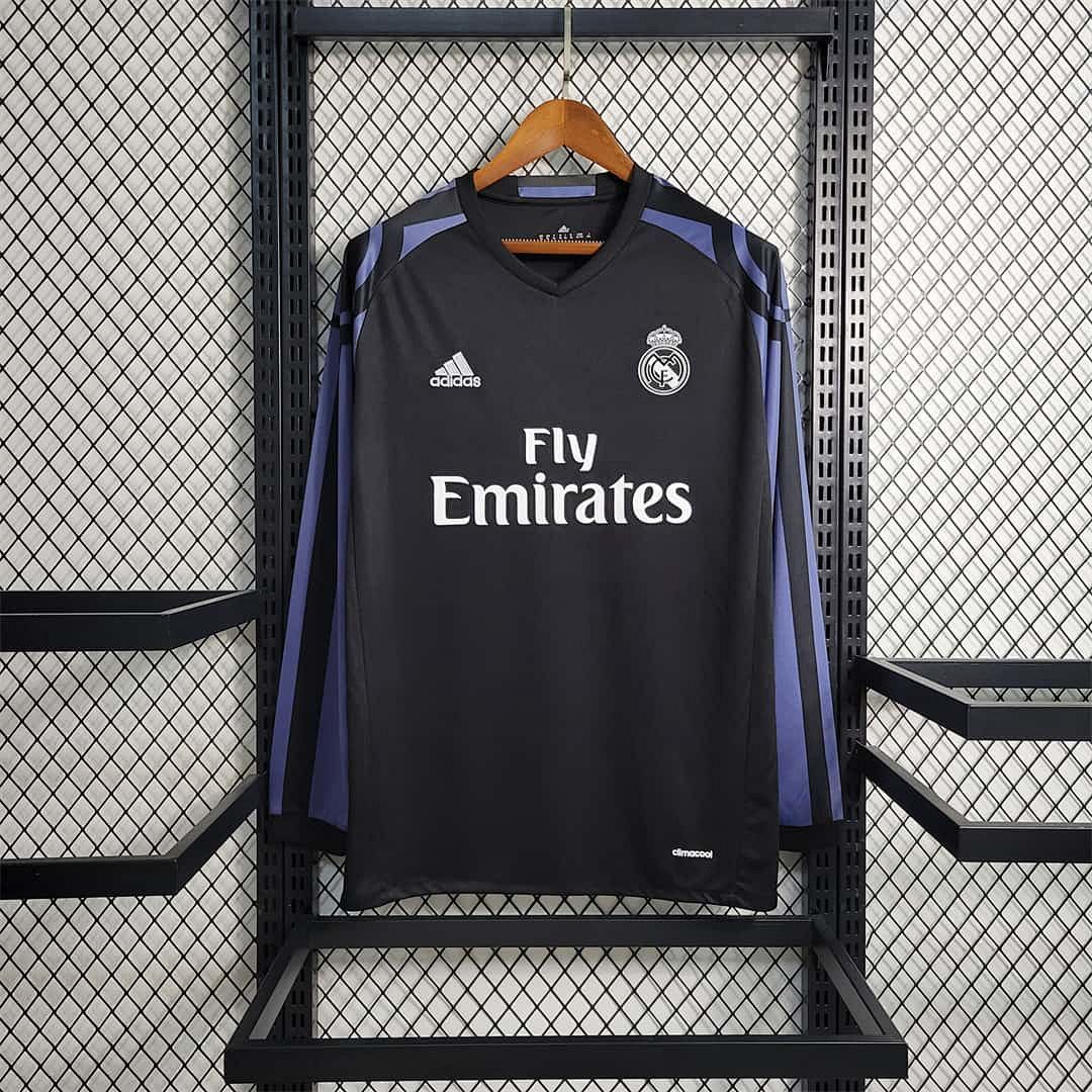 16-17 Real Madrid third away long sleeve