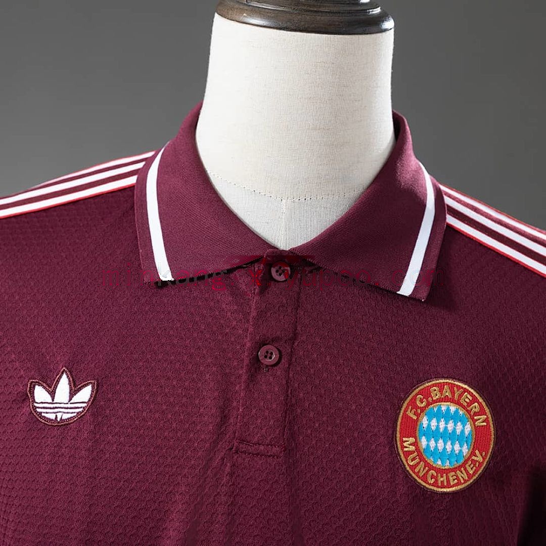 Bayern Munich 25_26 POLO - Maroon S-XXL 6