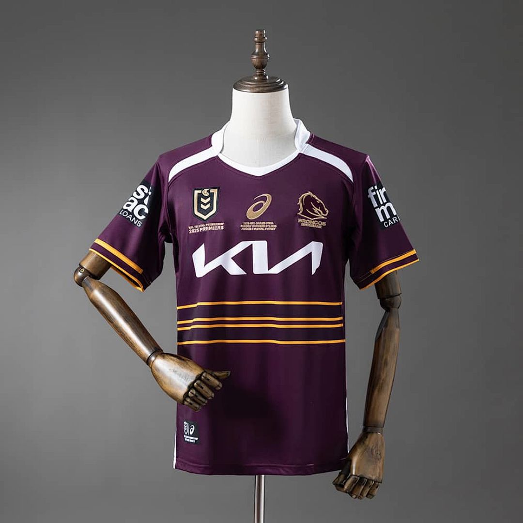 NRL Brisbane Broncos 2025 Champion Edition camiseta S-7XL