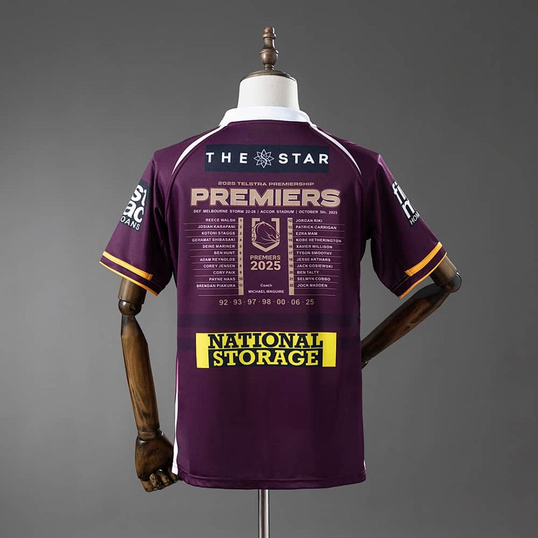 NRL Brisbane Broncos 2025 Champion Edition camiseta S-7XL 2