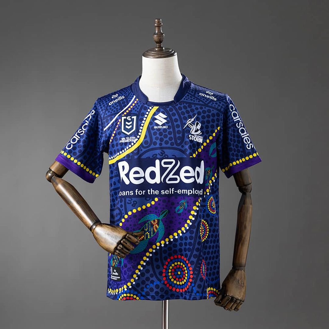 NRL Melbourne Storm 2025 Indigenous camiseta S-5XL