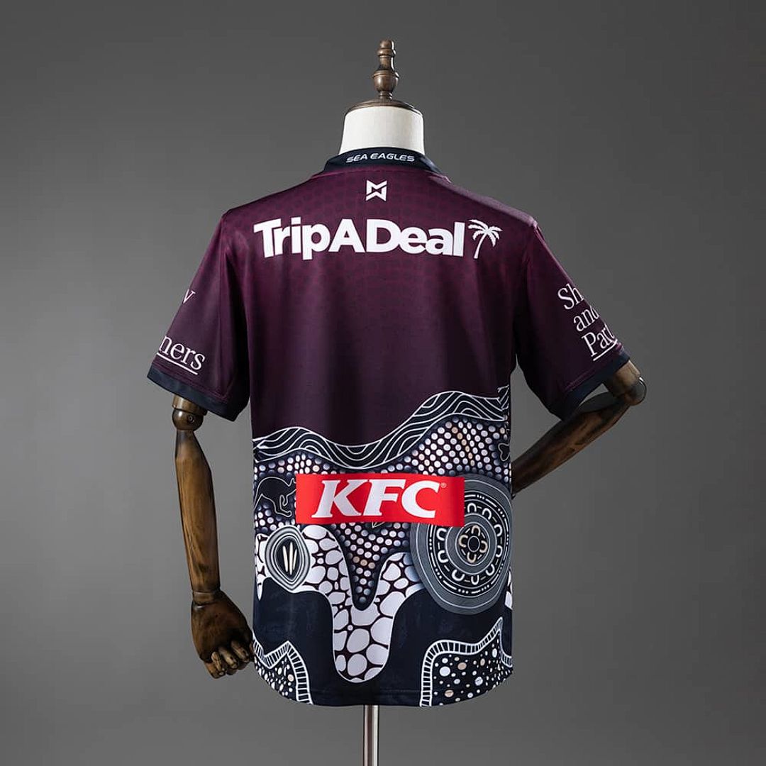 NRL Manly Warringah Sea Eagles 2025 Indigenous camiseta S-5XL 2
