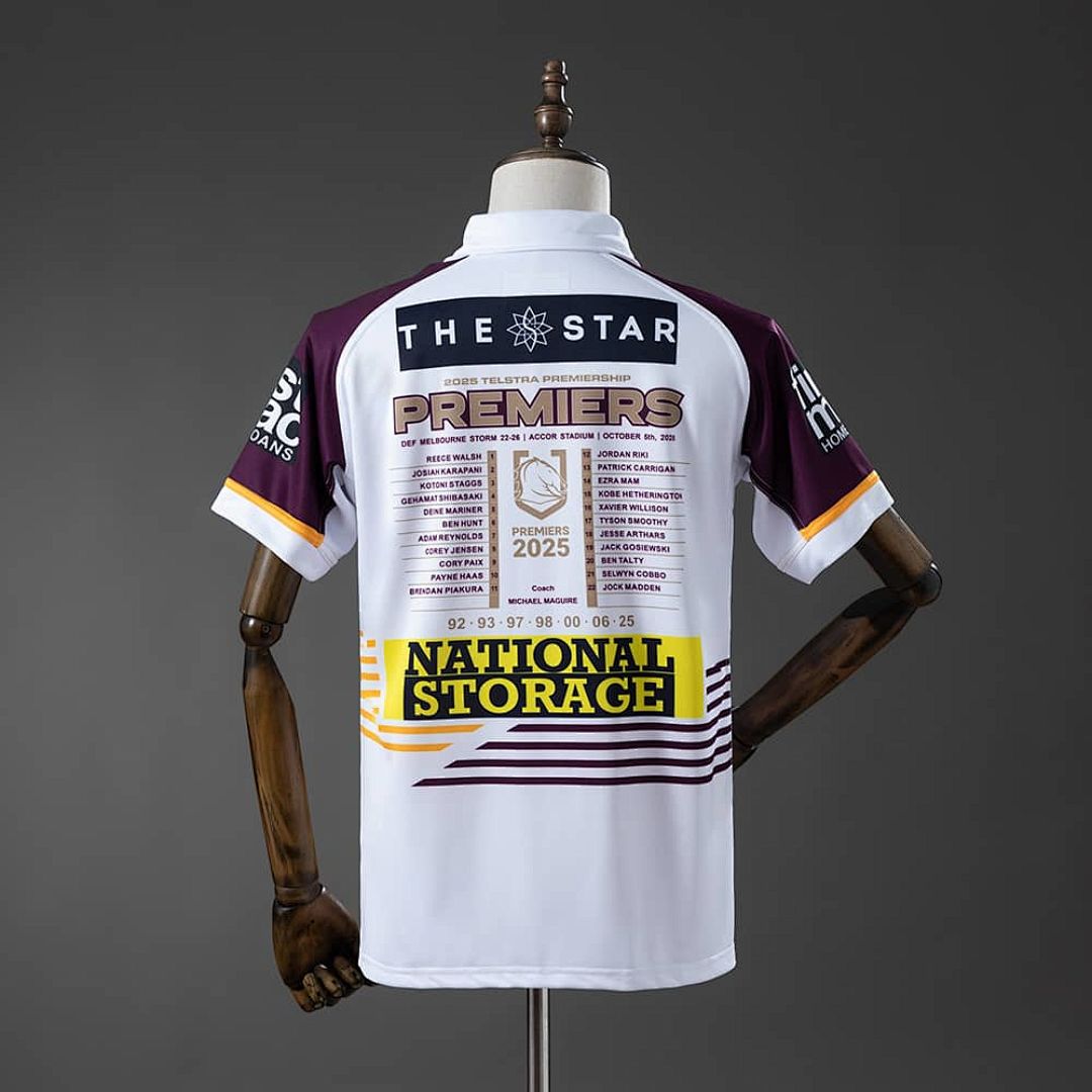 NRL Brisbane Broncos 2025 Grand Champion camiseta S-5XL 2