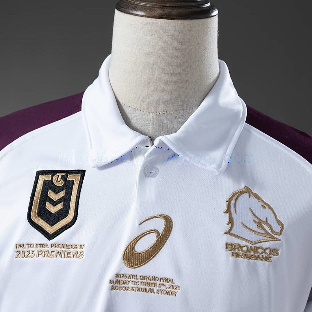 NRL Brisbane Broncos 2025 Grand Champion camiseta S-5XL 9