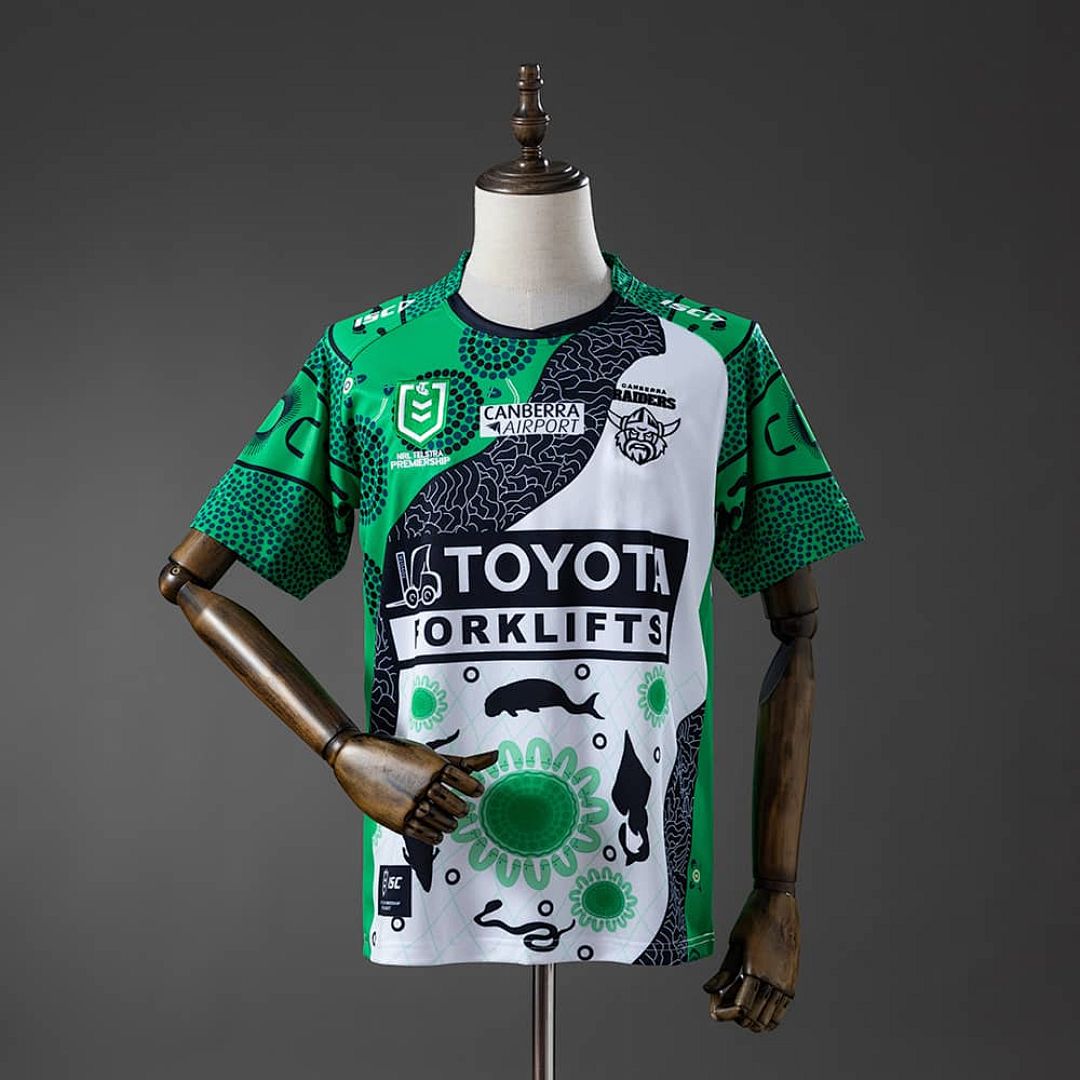 NRL Canberra Raiders 2025 Indigenous Jersey S-5XL