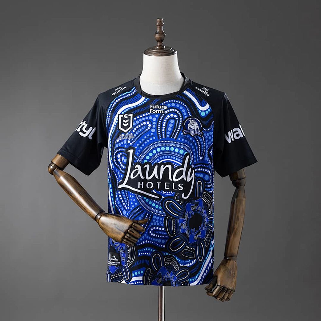 NRL Canterbury-Bankstown Bulldogs 2025 Indigenous Jersey S-5XL