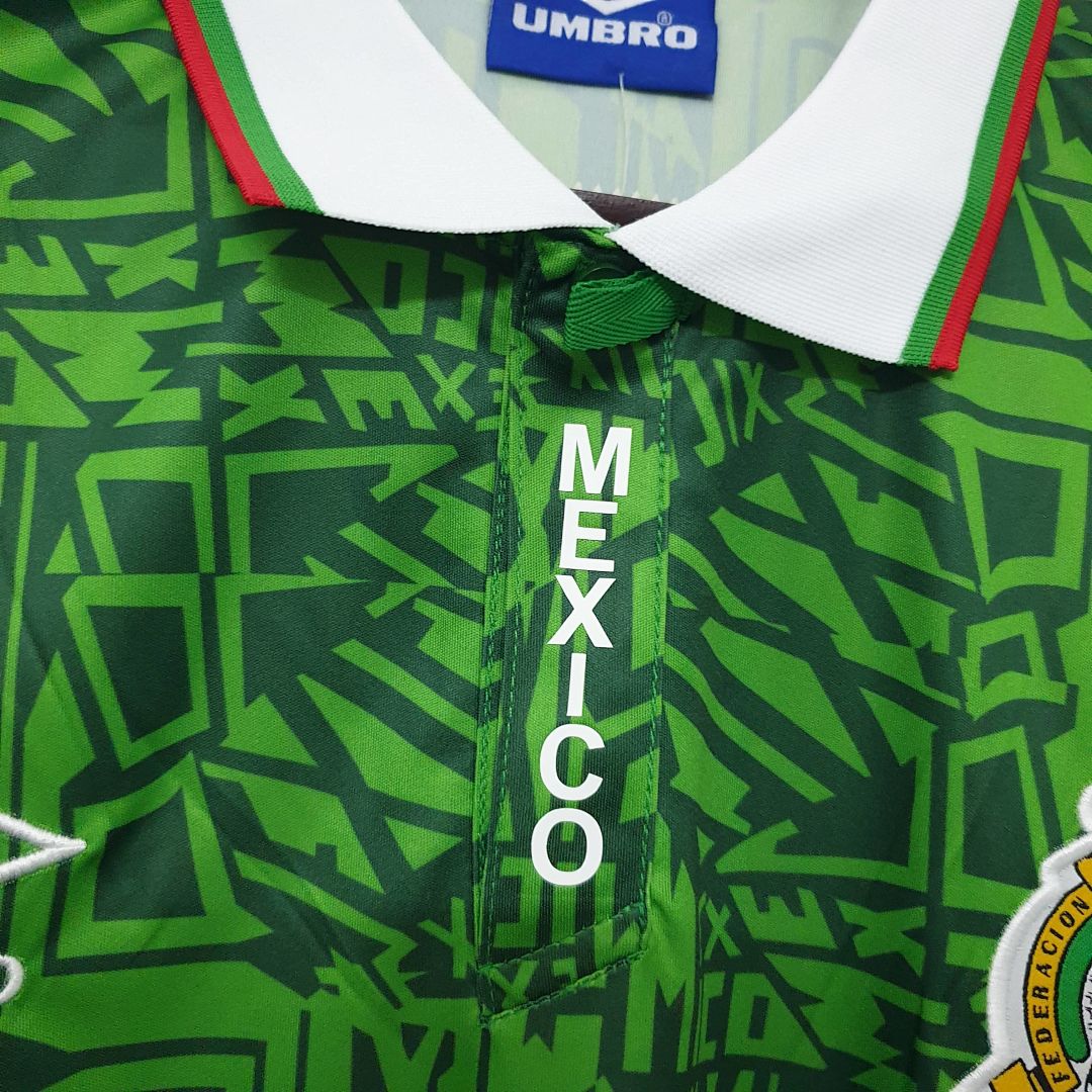 Mexico 1994 retro shirt home 3