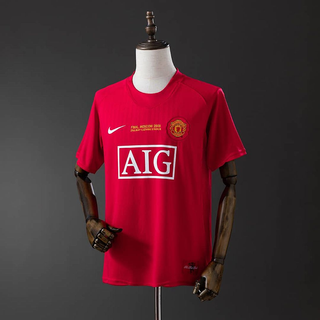 Retro 07_08 M-U Champions League version home S-XXL