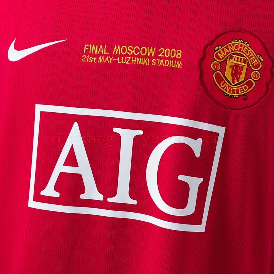 Retro 07_08 M-U Champions League version home S-XXL 6