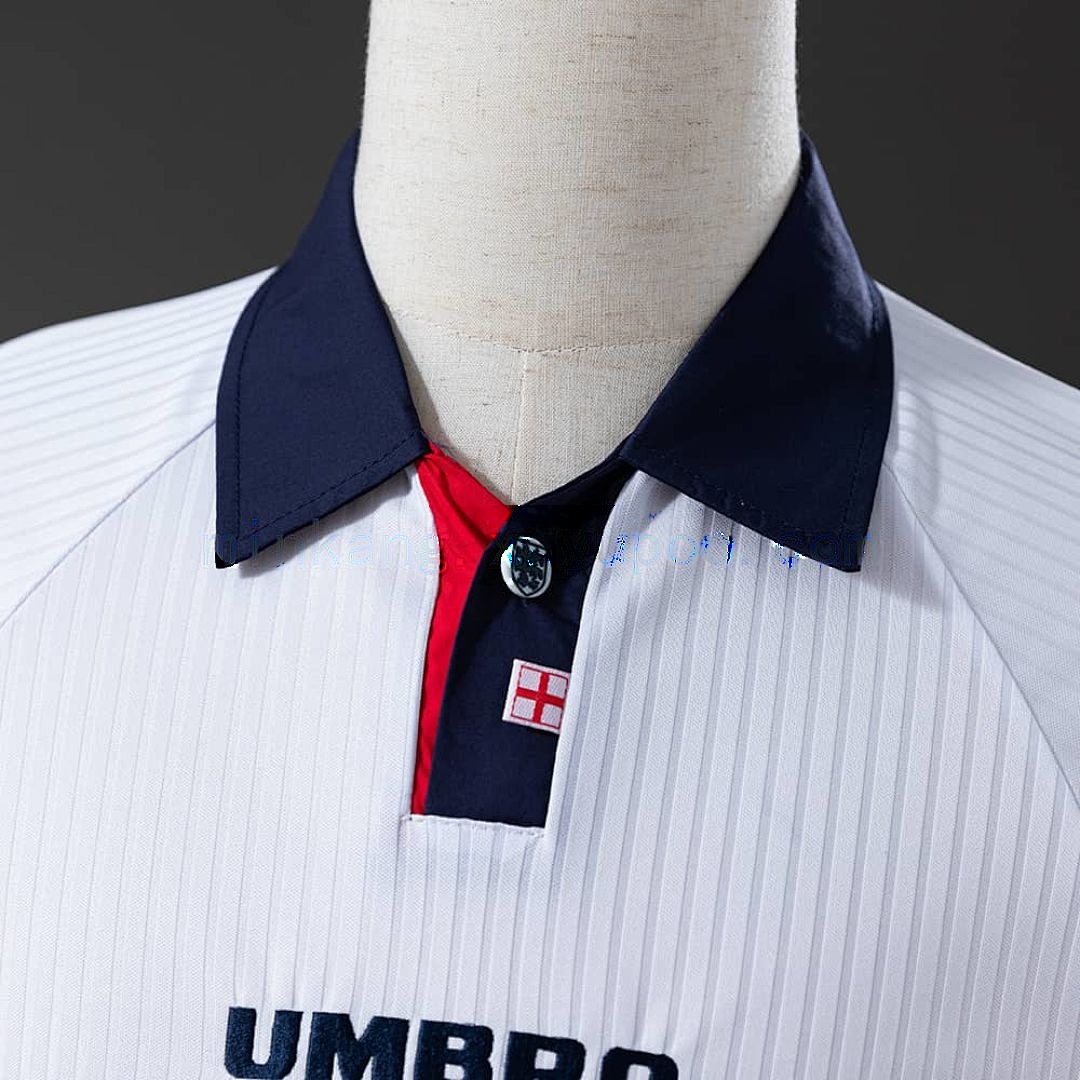 Retro Long Sleeve 1998 England home S- XXL 4
