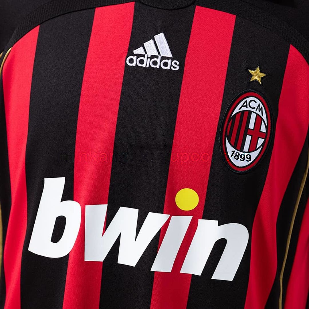 Retro 06_07 AC Milan Long sleeve home S-XXL 5