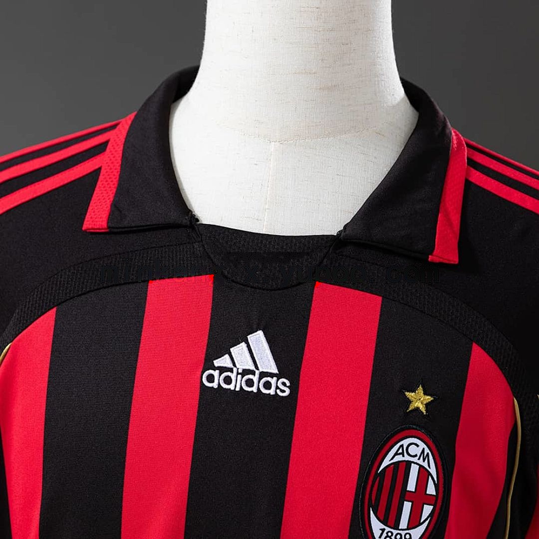Retro 06_07 AC Milan Long sleeve home S-XXL 6