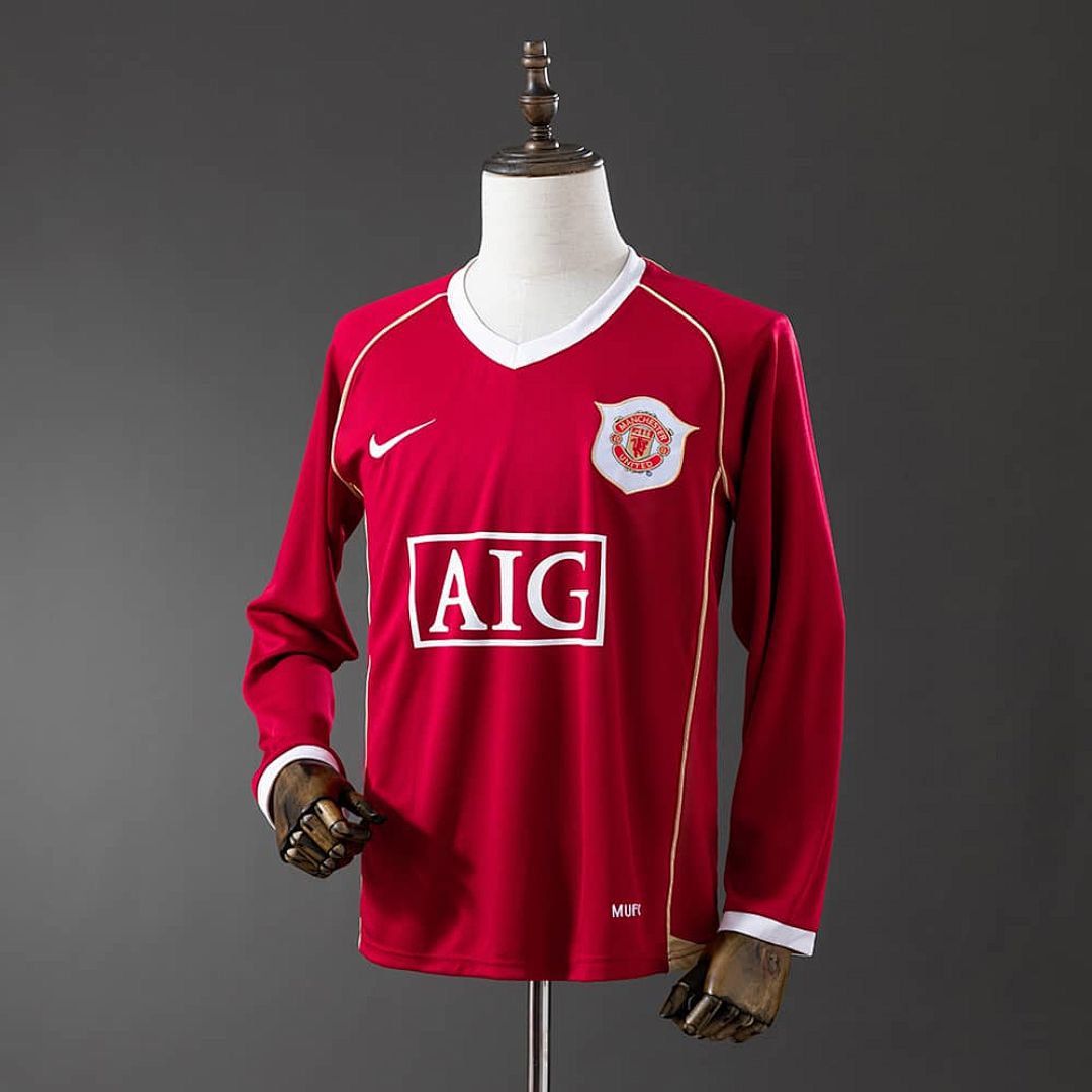 Retro 06_07 M-U Long sleeve home S-XXL