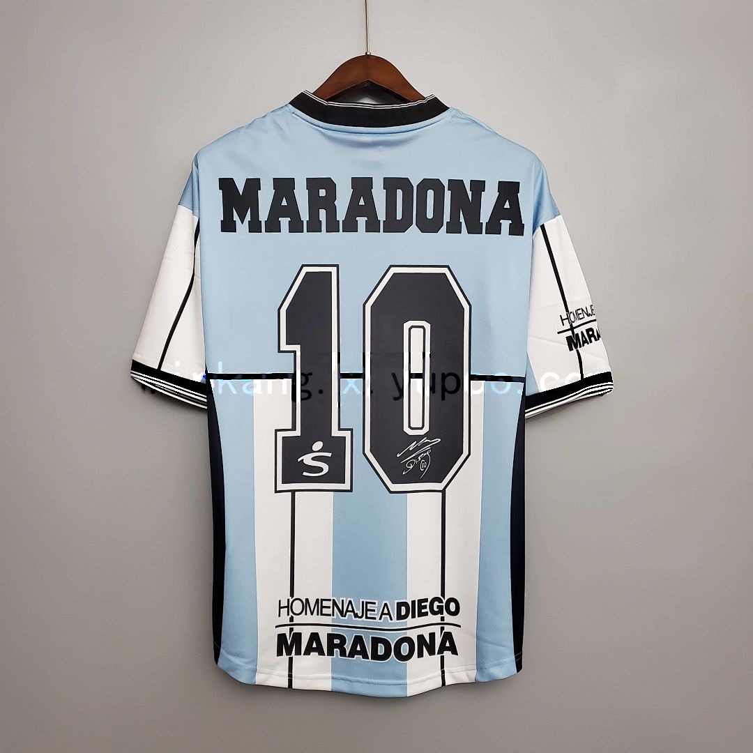 Retro 2001 Argentina Maradona #10 Commemorative Edition S-XXL 3