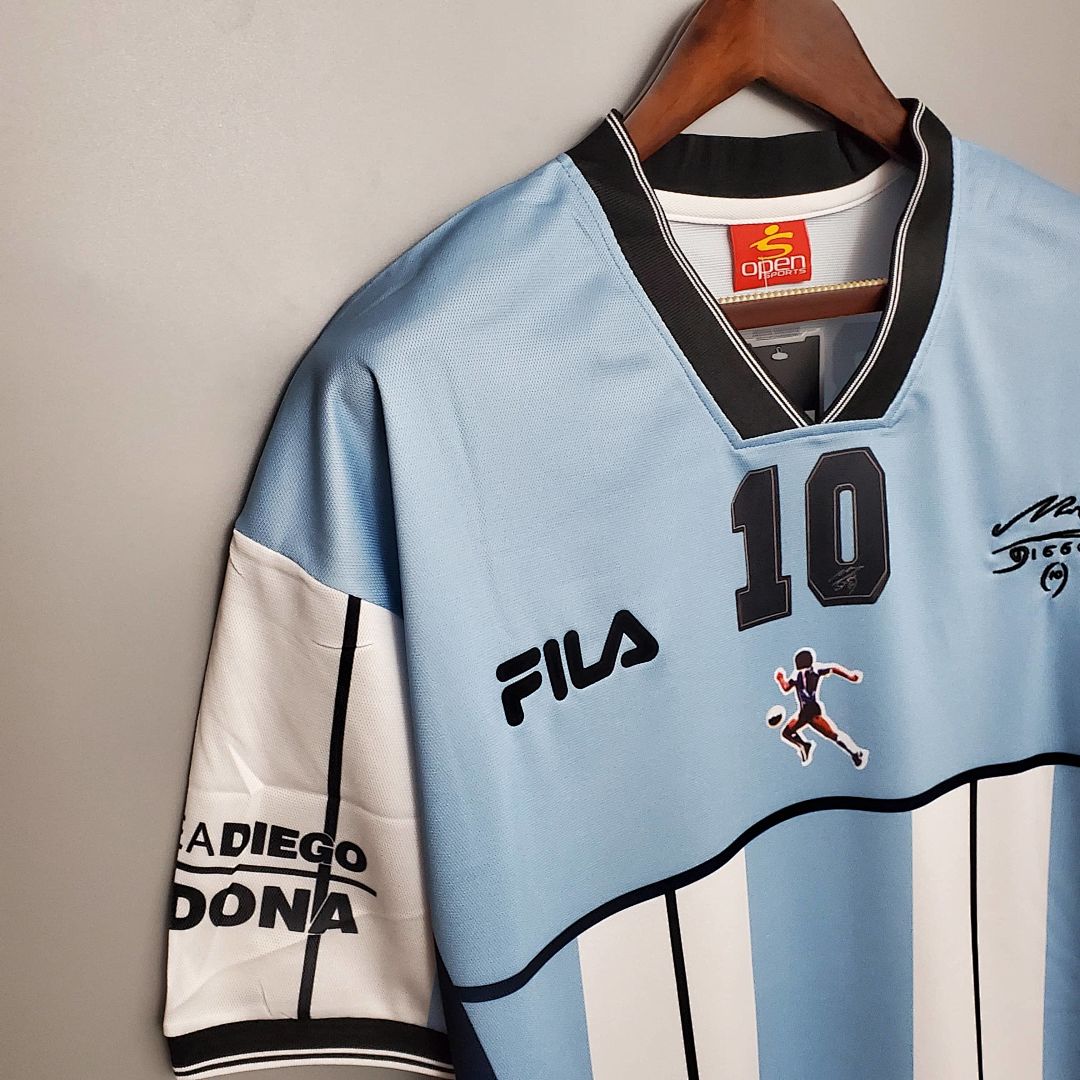 Retro 2001 Argentina Maradona #10 Commemorative Edition S-XXL 6