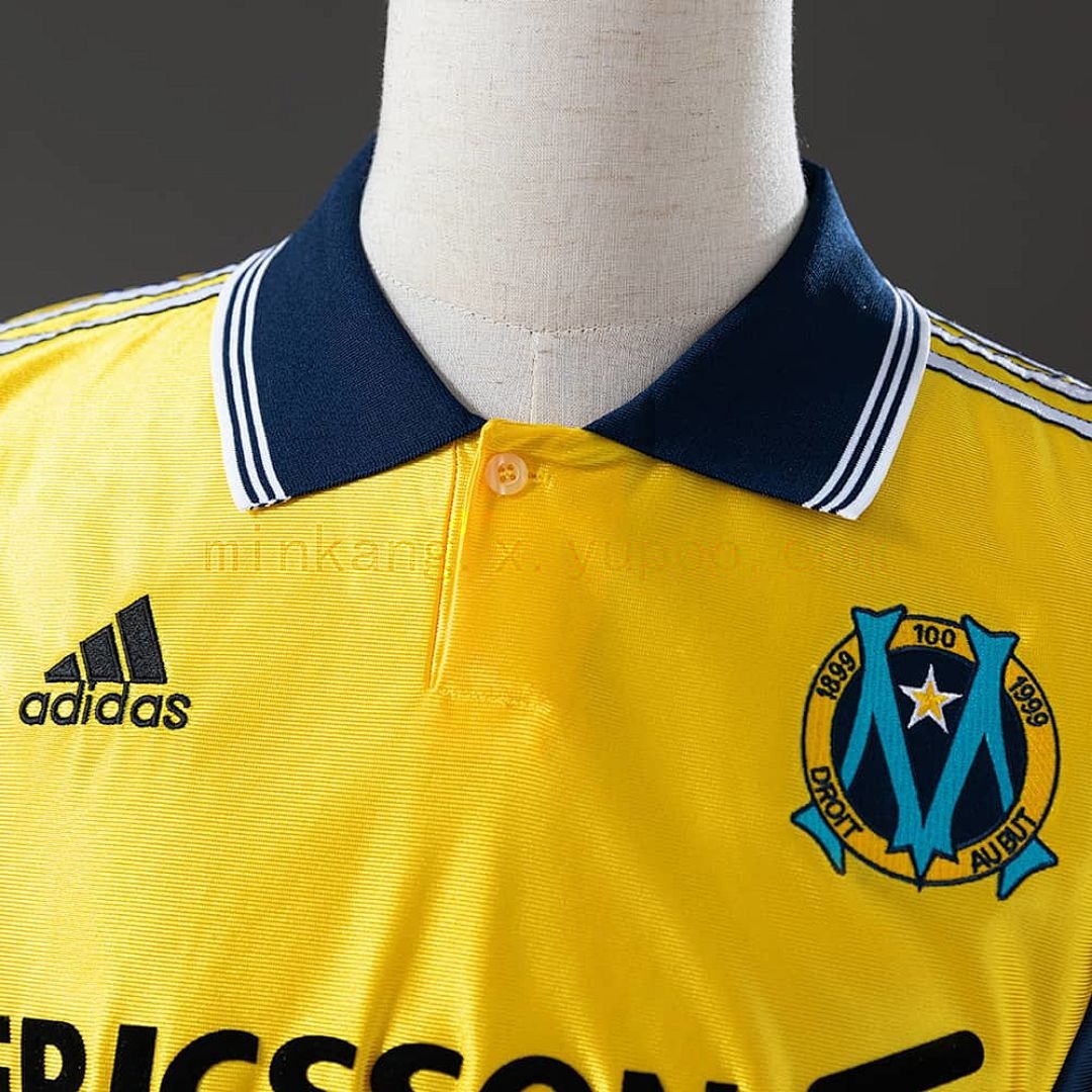 Retro 98_99 Marseille away yellow S-XXL (811) 6