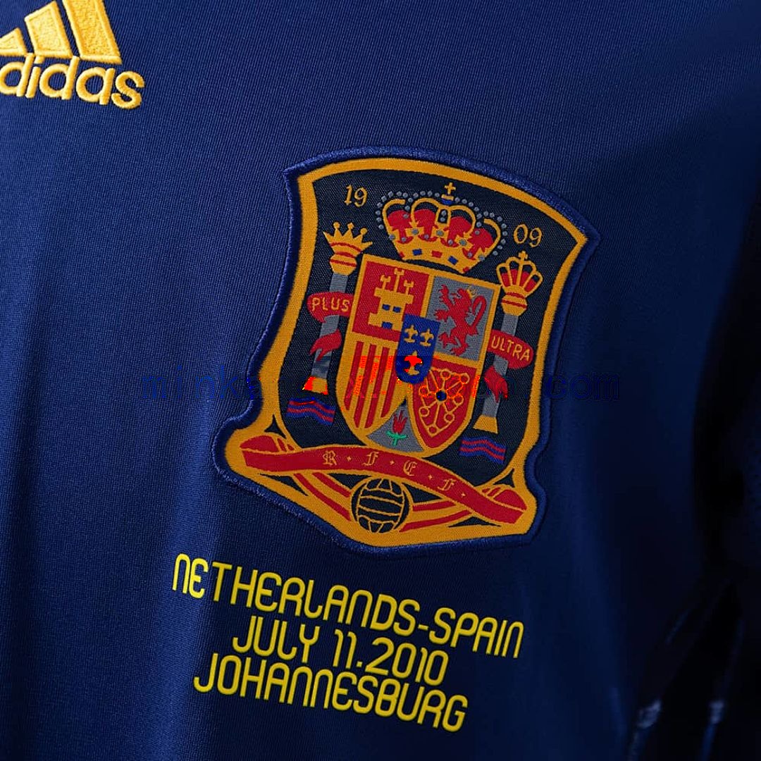 Retro long sleeve Spain 2010 away S-XXL 4