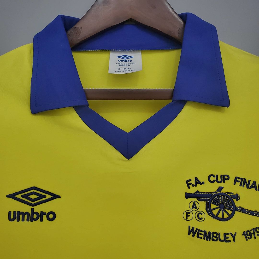Retro long sleeve Arsenal 71_79 away yellow S-XXL 6