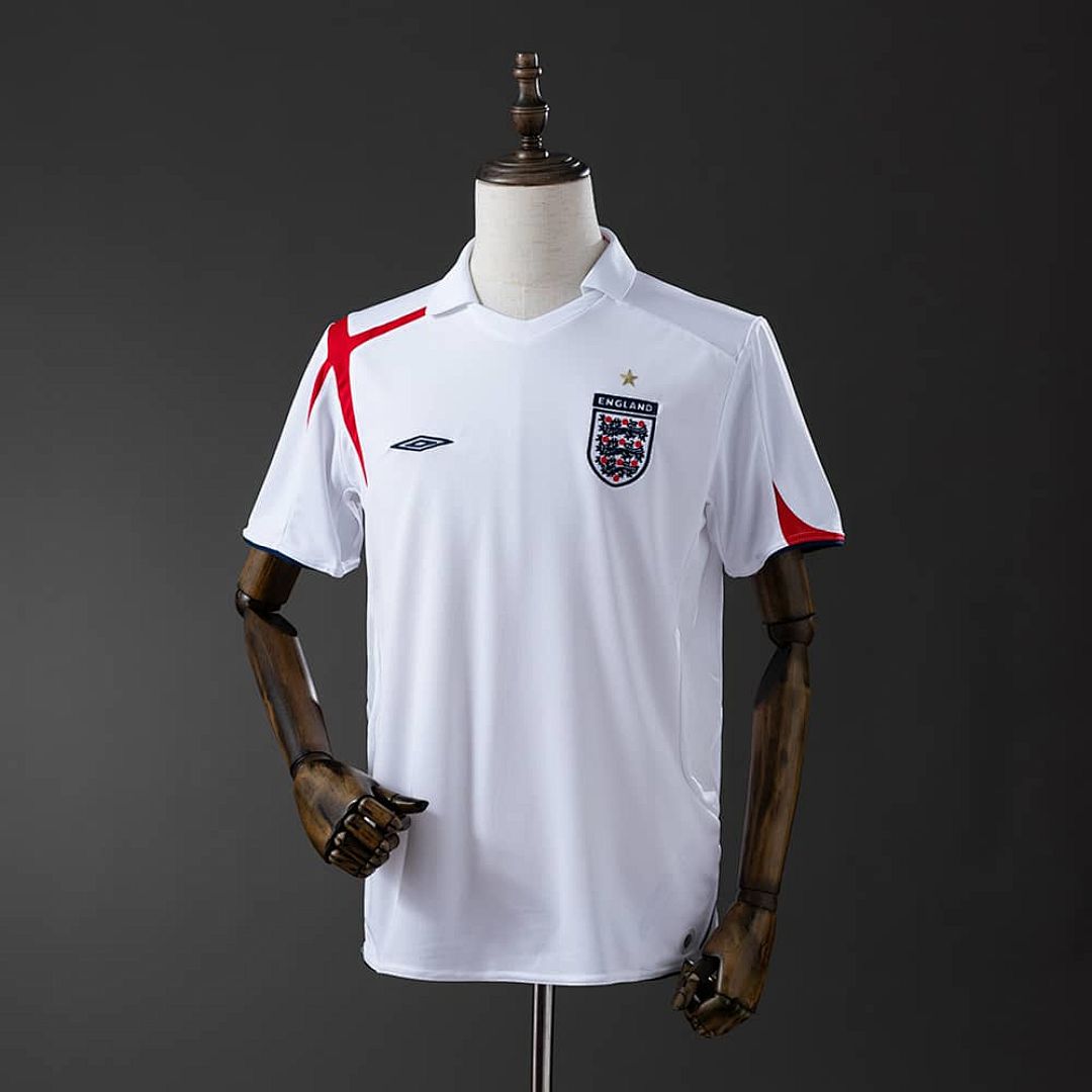 Retro 2006 England home S-XXL