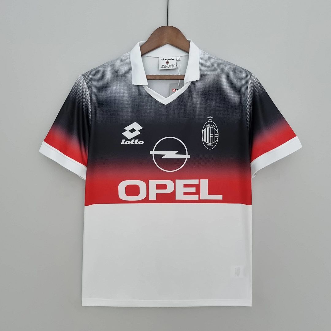 Retro AC Milan 95_96 Training Suit Black & White S-XXL
