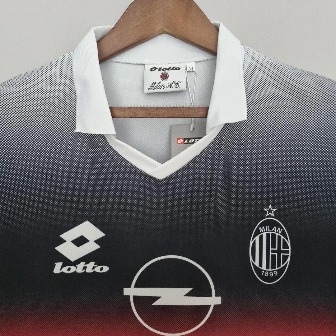 Retro AC Milan 95_96 Training Suit Black &amp; White S-XXL 8