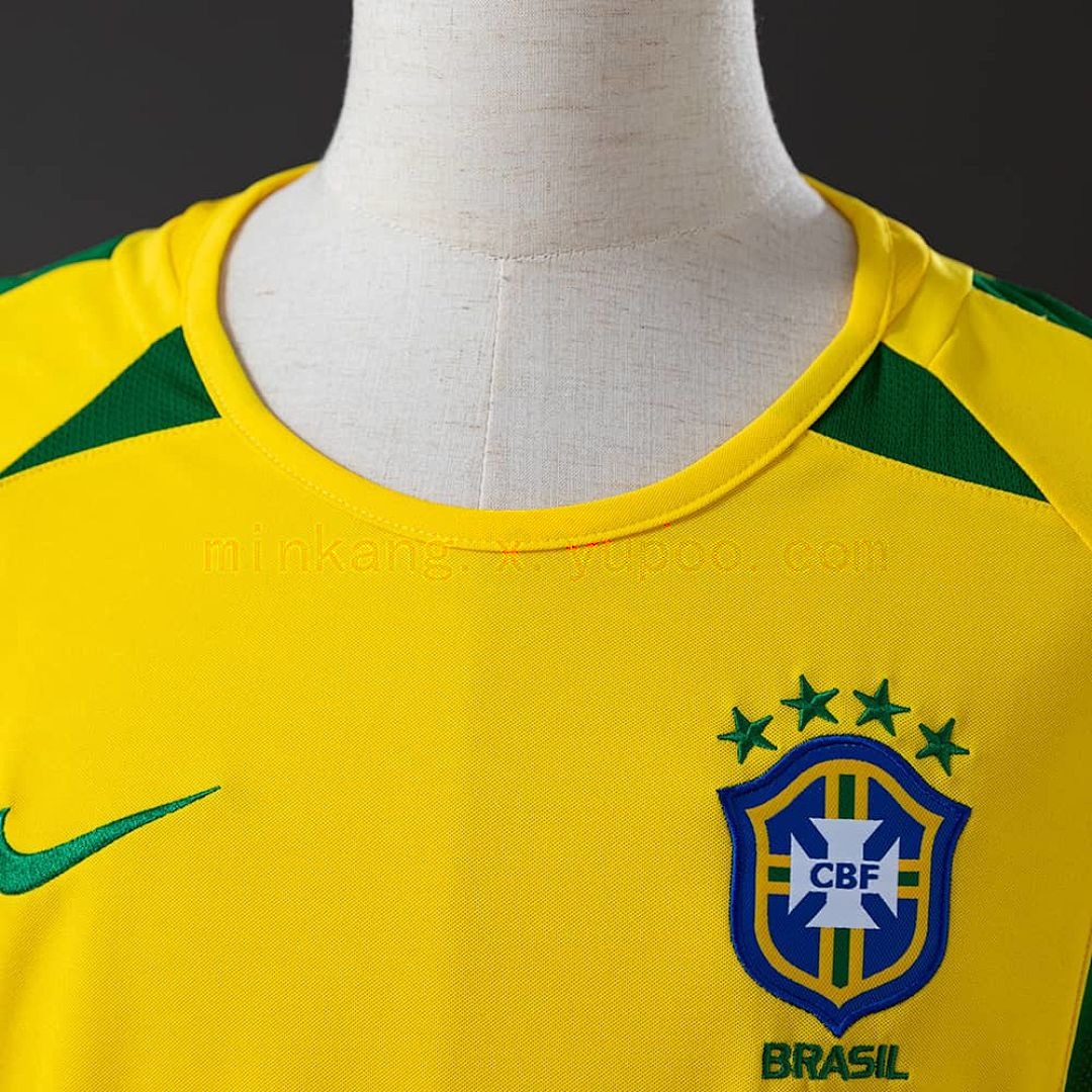 Retro 2002 Brazil home S-XXL 5