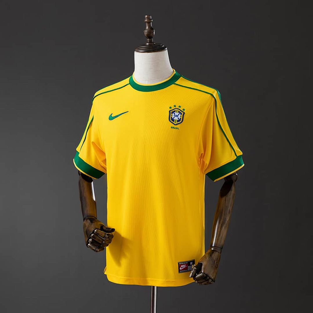 Retro Brazil 1998 home S-XXL