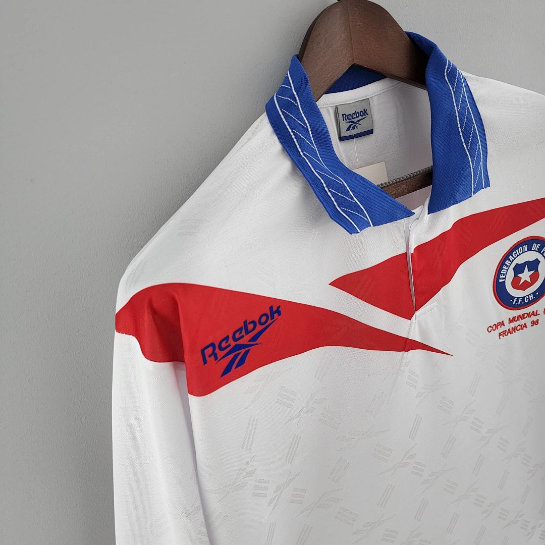 retro manga larga Chile 1998 visitante S-XXL 5