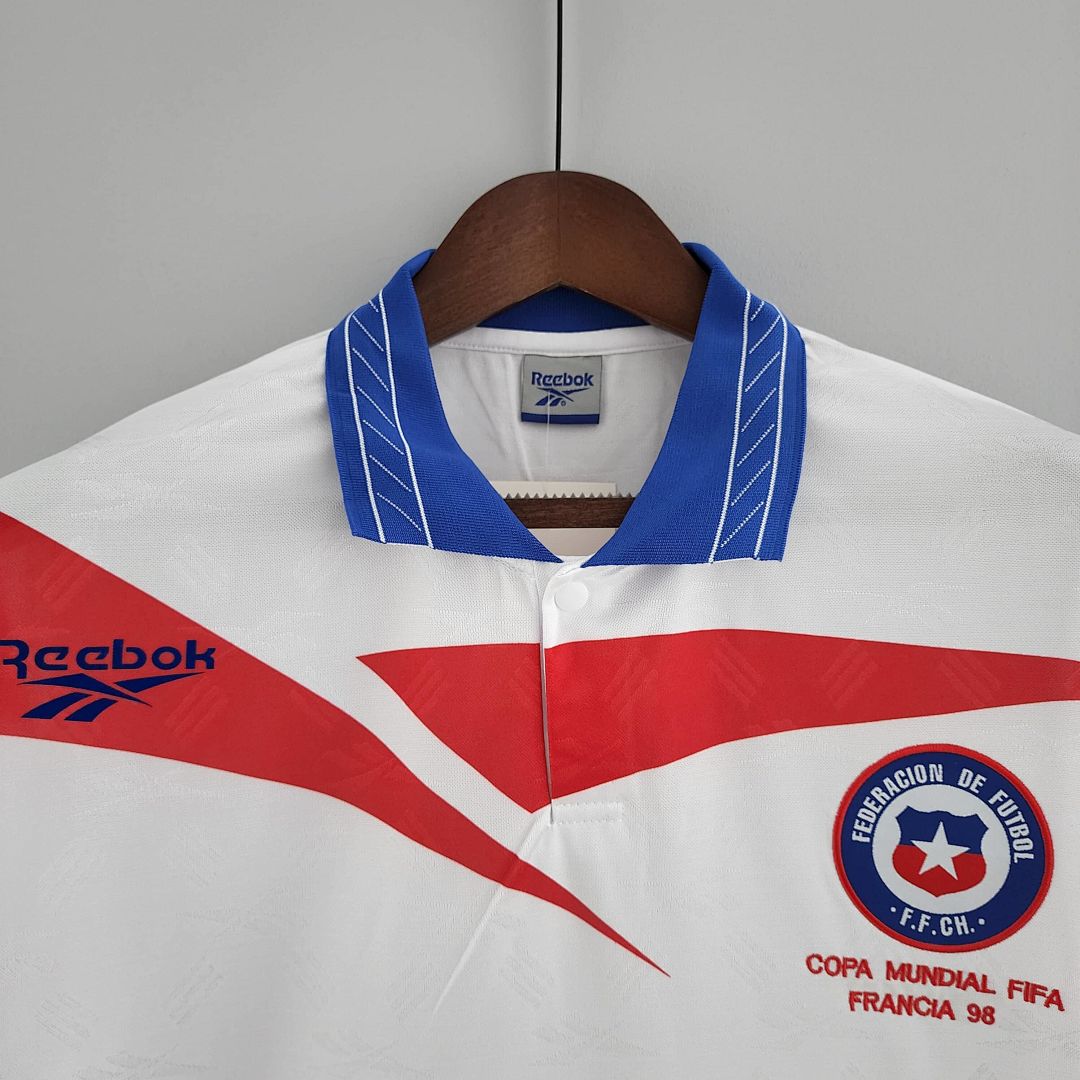 retro manga larga Chile 1998 visitante S-XXL 8