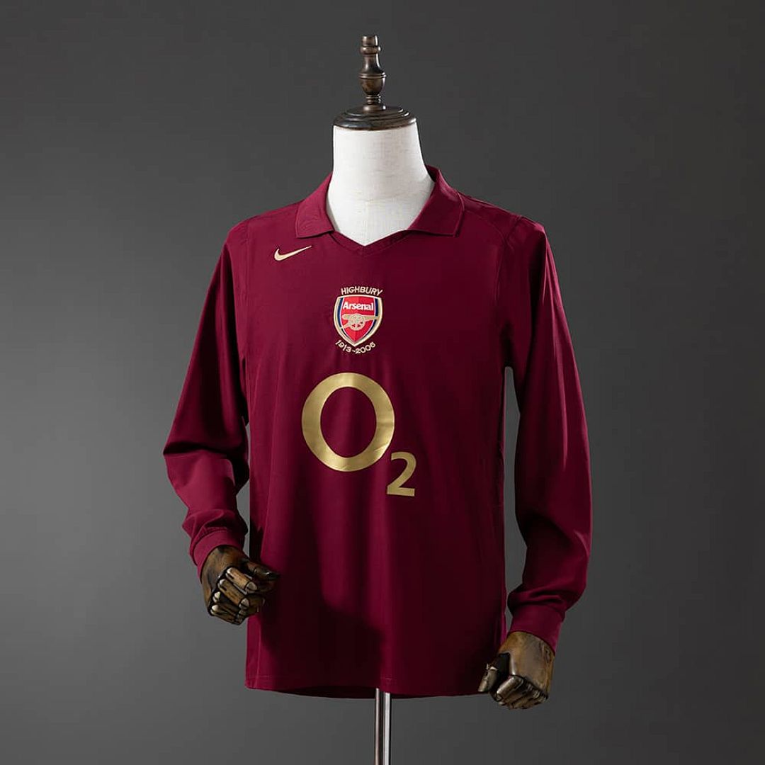 Retro Long Sleeve 05_06 Arsenal home S-XXL