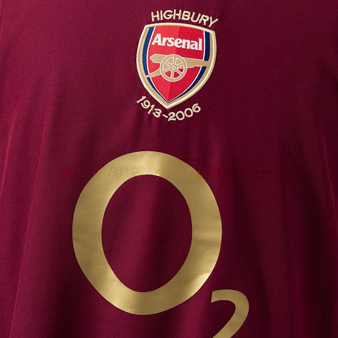 rétro manche longue 05_06 Arsenal domicile S-XXL 5