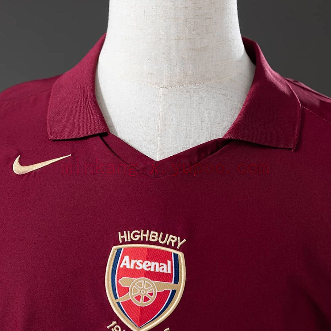rétro manche longue 05_06 Arsenal domicile S-XXL 6
