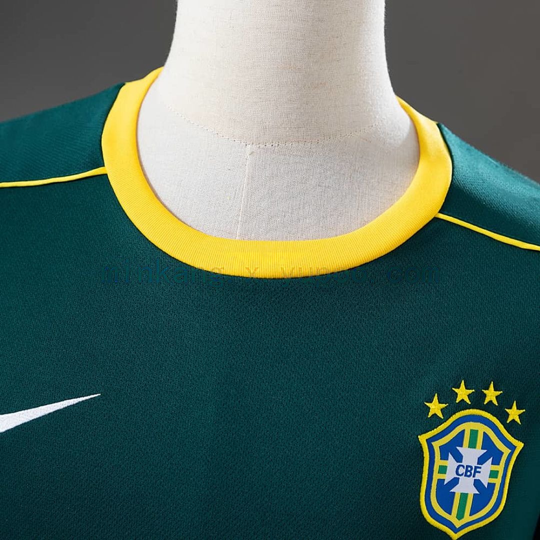 rétro gardien de but Brazil 1998 Dark vert S-XXL 7