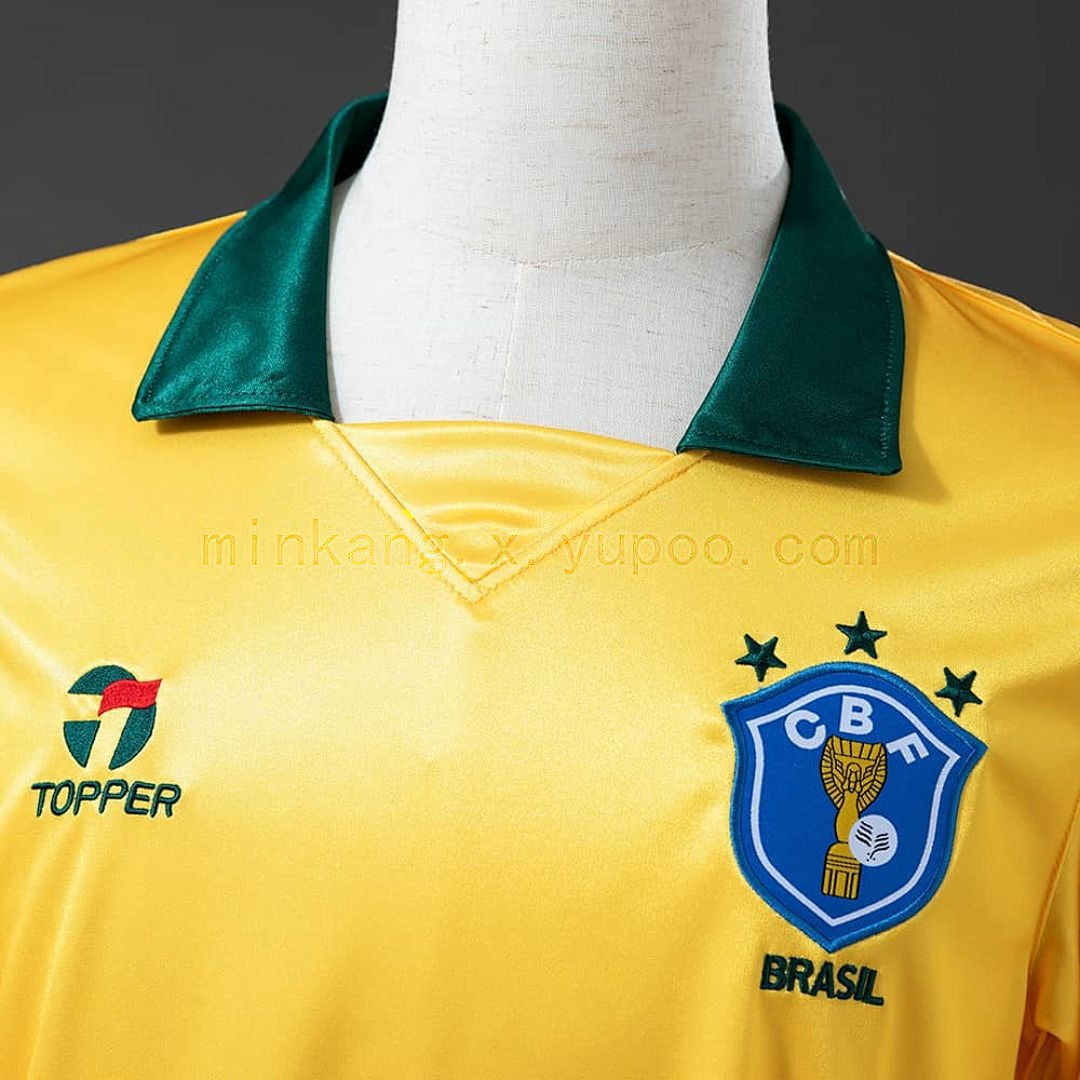 Retro 1988 Brazil home S-XXL 5
