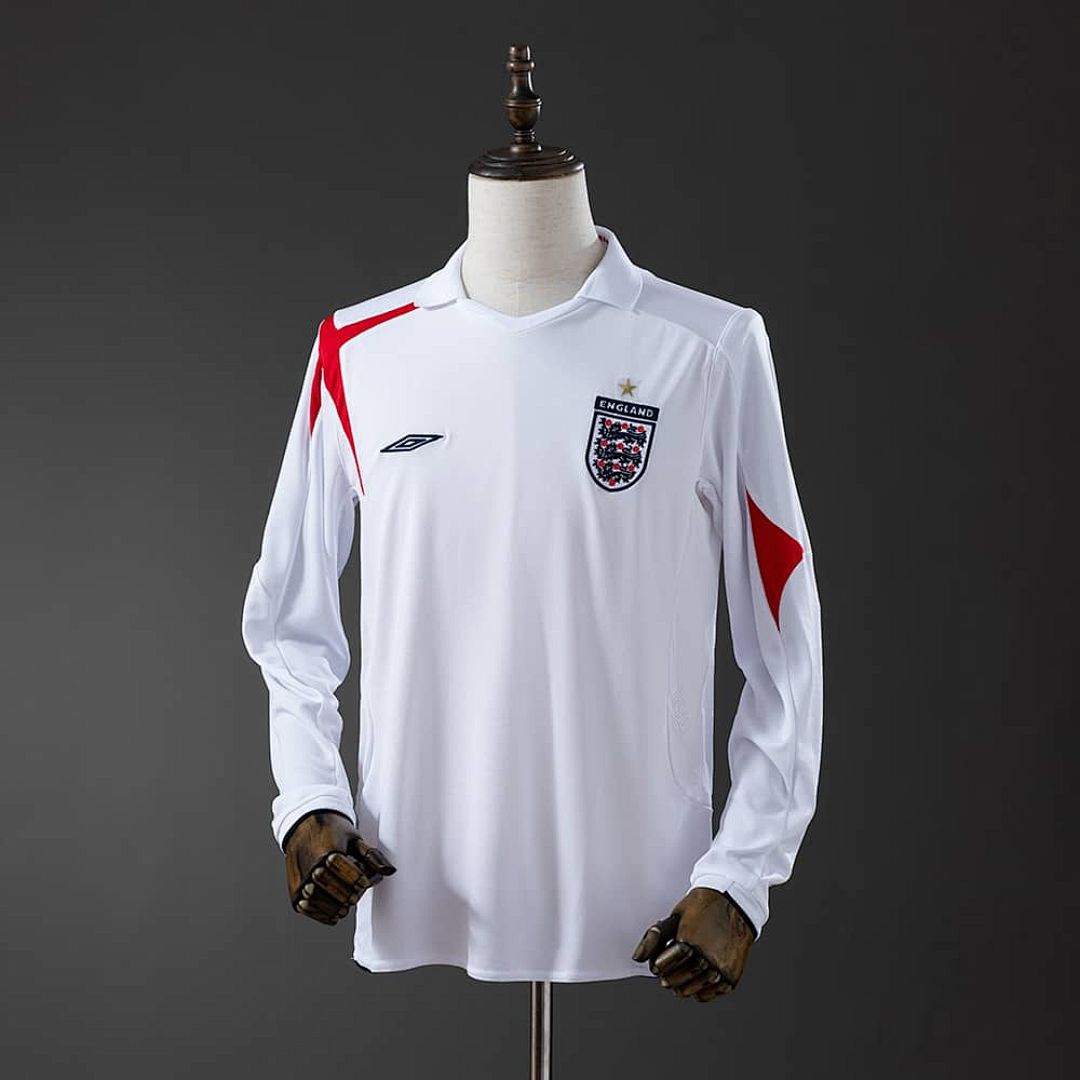retro manga larga England 2006 local S-XXL