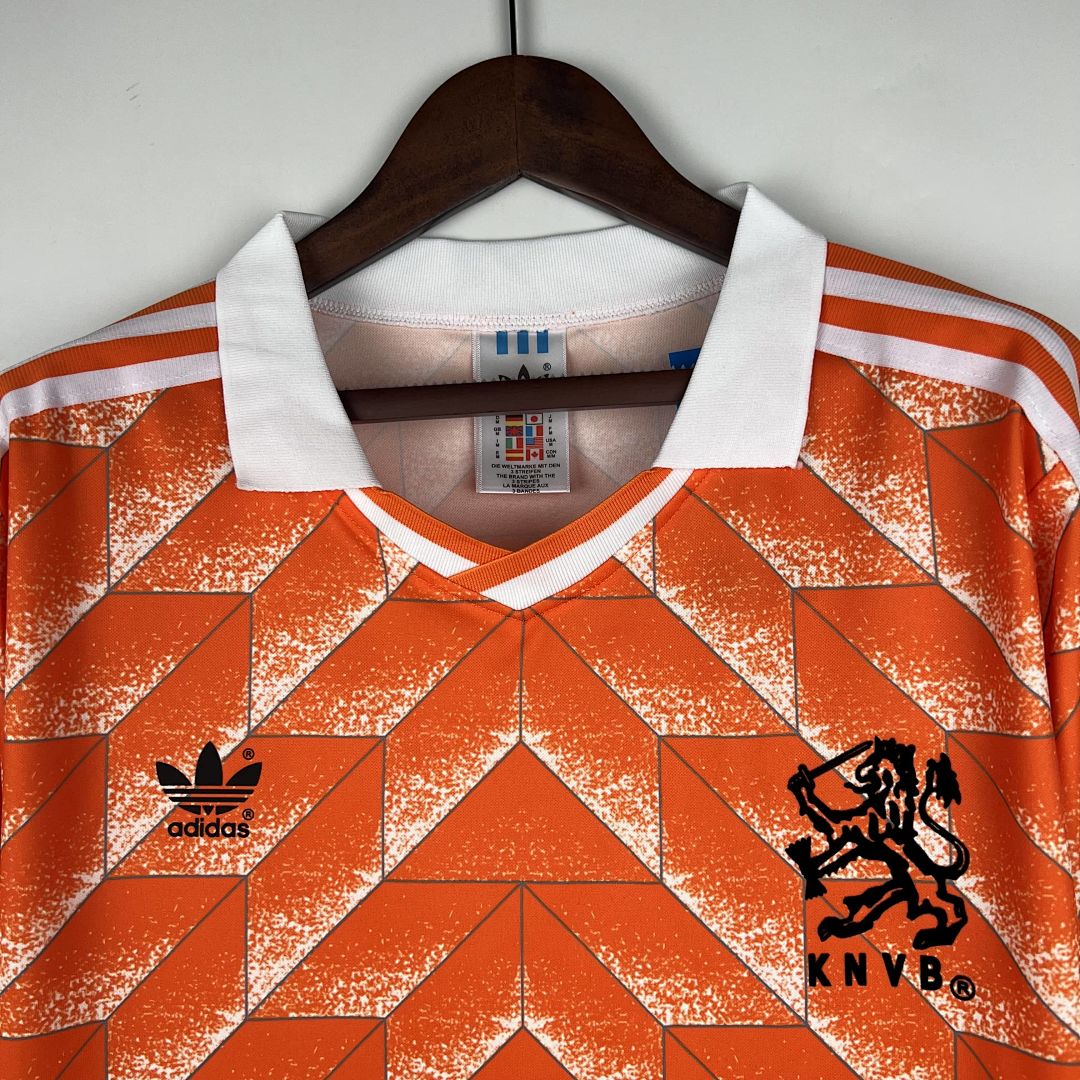 Retro Long Sleeve Holland 1988 Home S-XXL 2