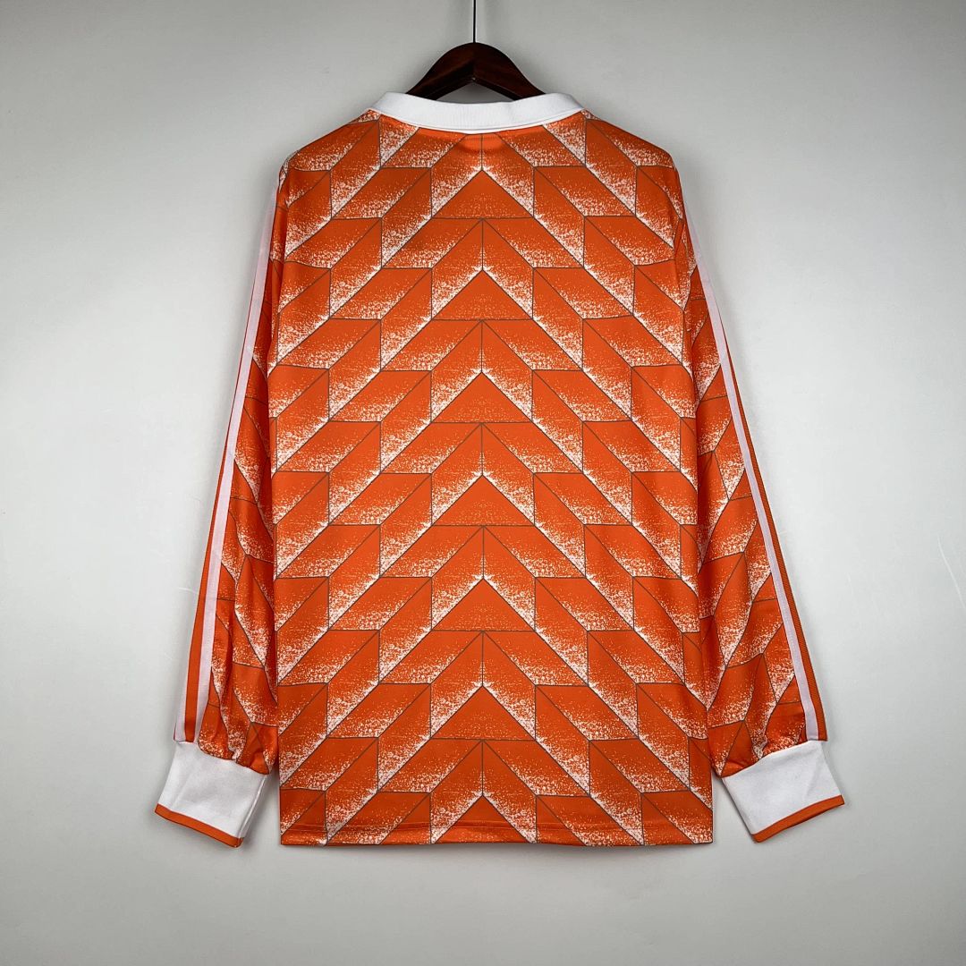 Retro Long Sleeve Holland 1988 Home S-XXL 4