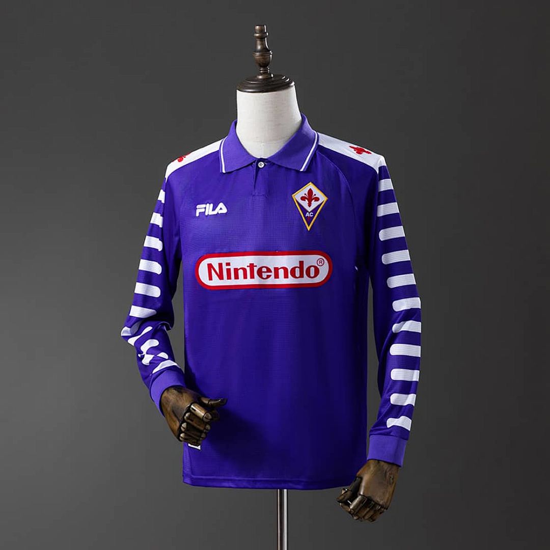 Retro long sleeve Fiorentina 1998 home S-XXL