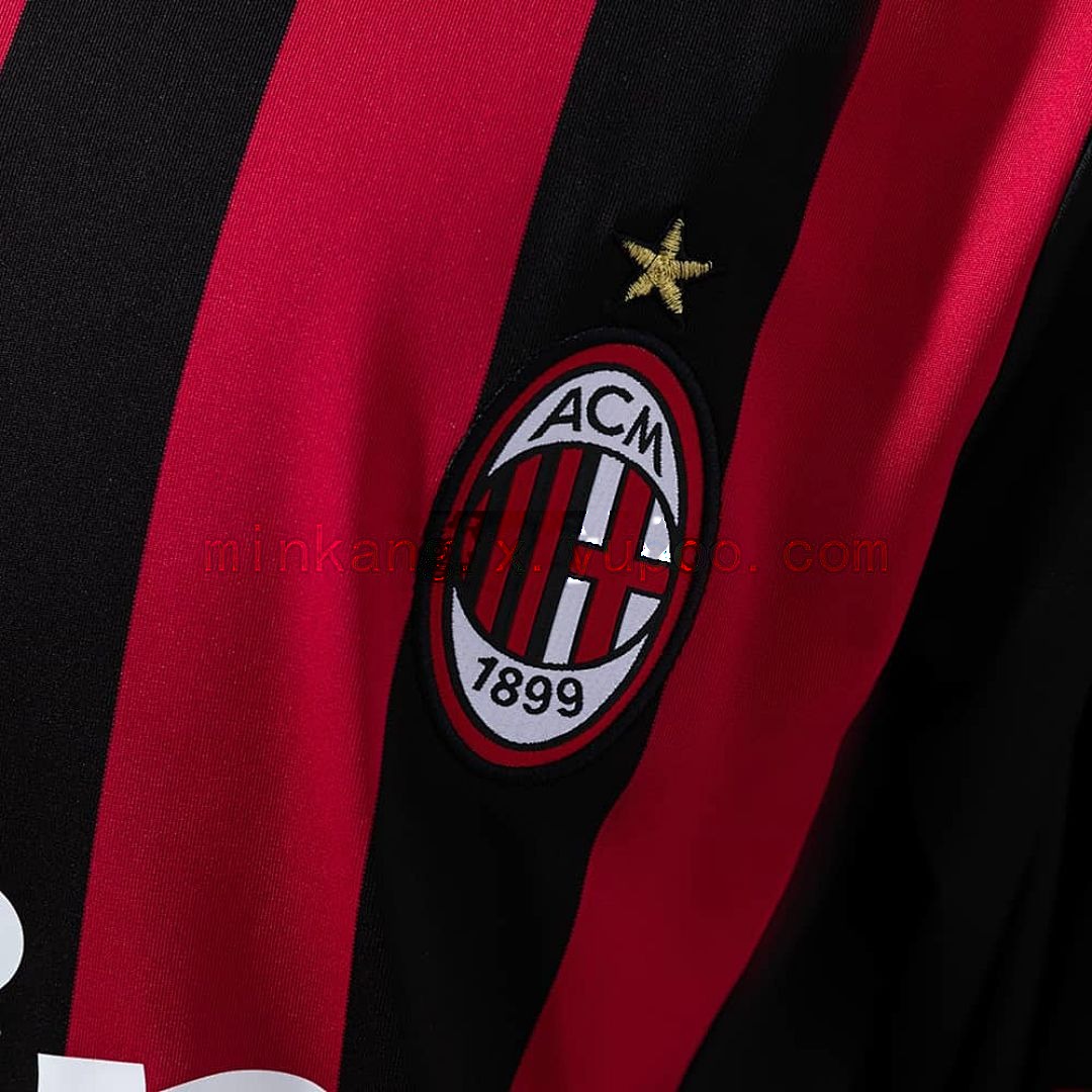 Retro long sleeve AC Milan 09_10 Home S-XXL 4