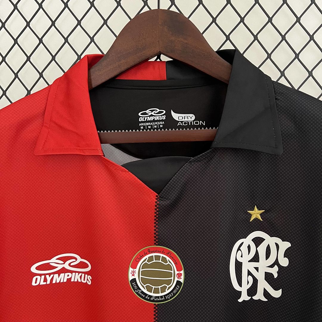 Retro Flamengo 2012 100th Anniversary Home S-4XL 9