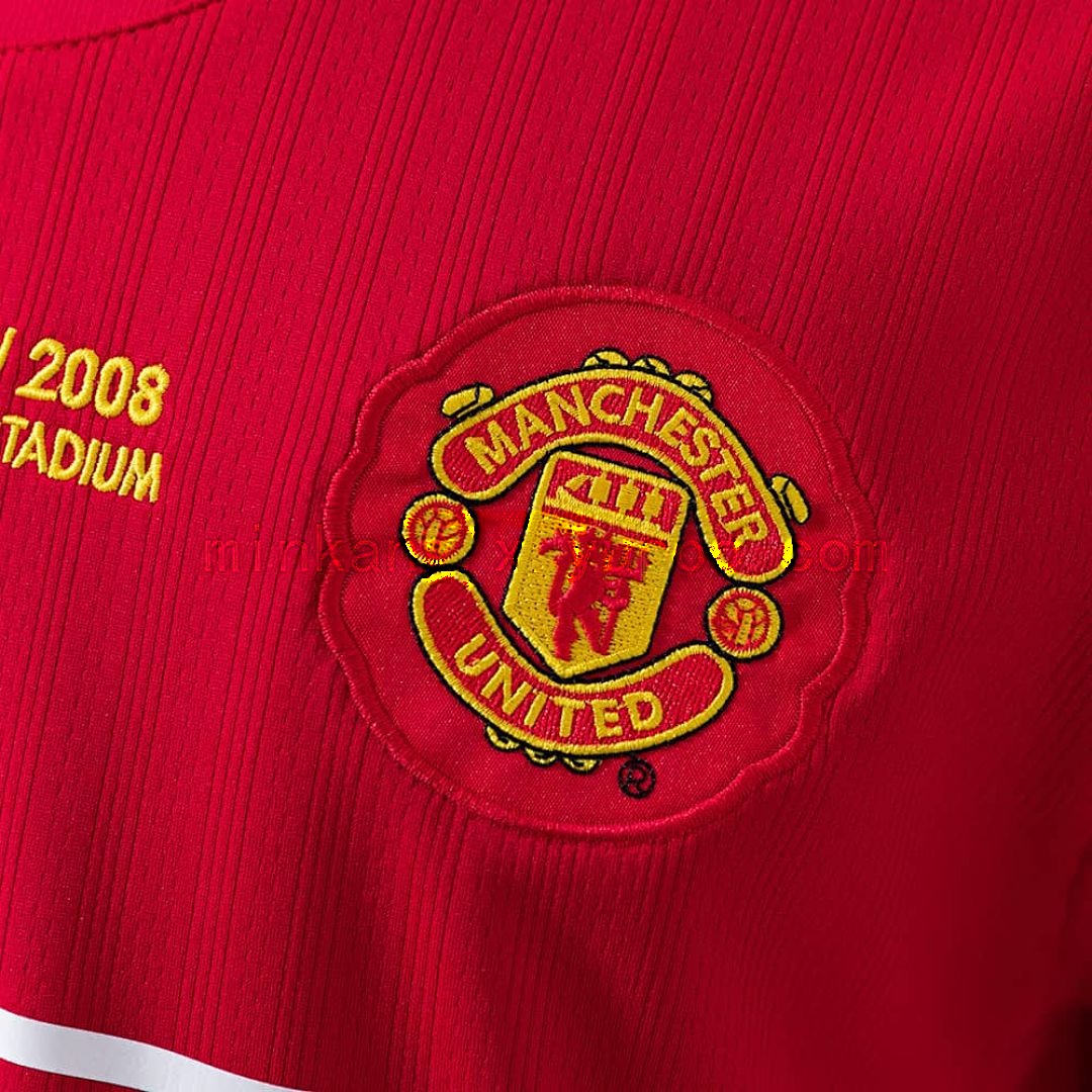 Retro long sleeve M-U 07_08 Champions League version home S-XXL 5