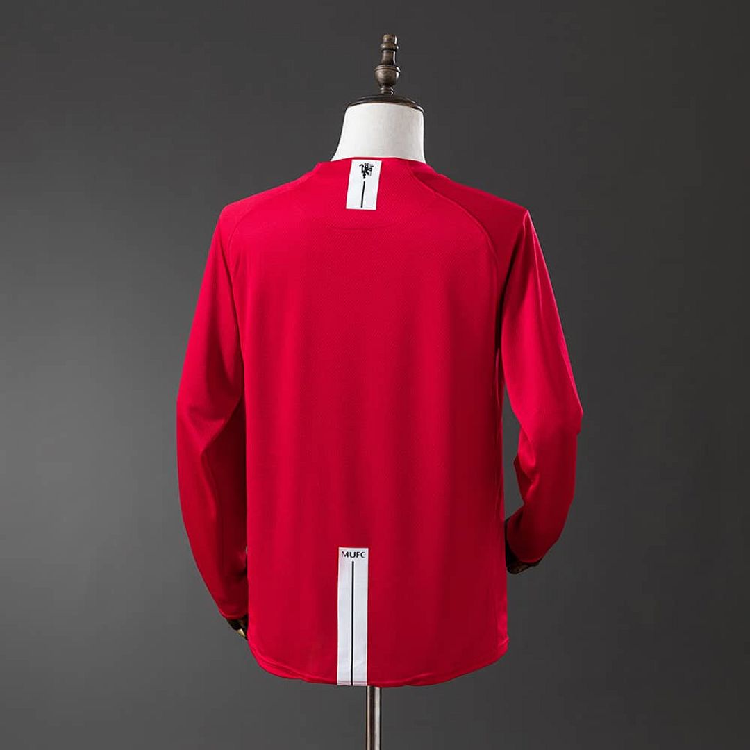 Retro long sleeve M-U 07_08 Champions League version home S-XXL 8