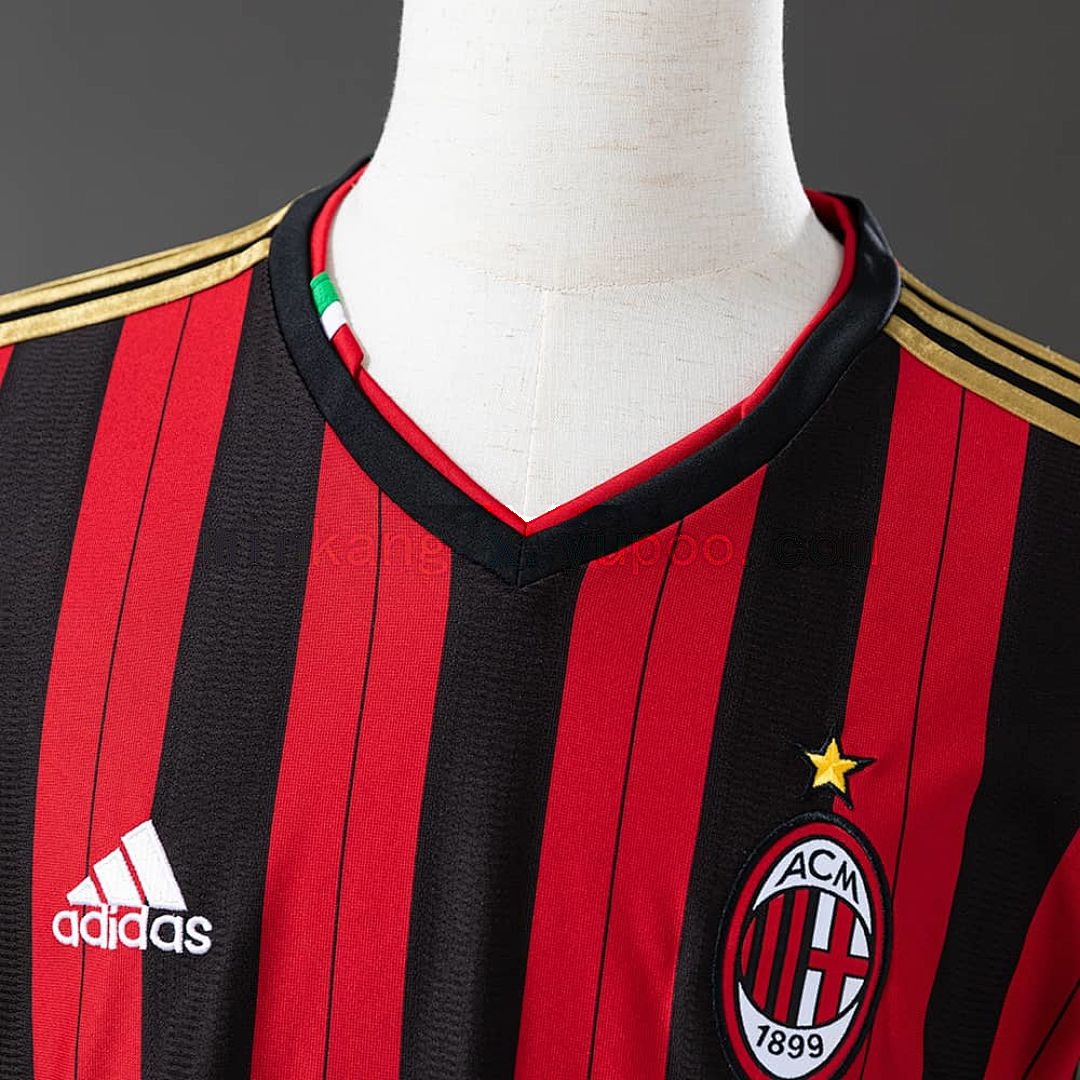 Retro long sleeve AC13_14 Milan home S-XXL 6
