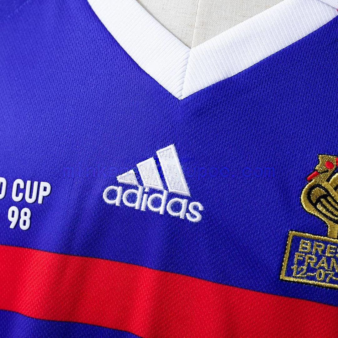 Retro long sleeve France 1998 Home S-XXL 3