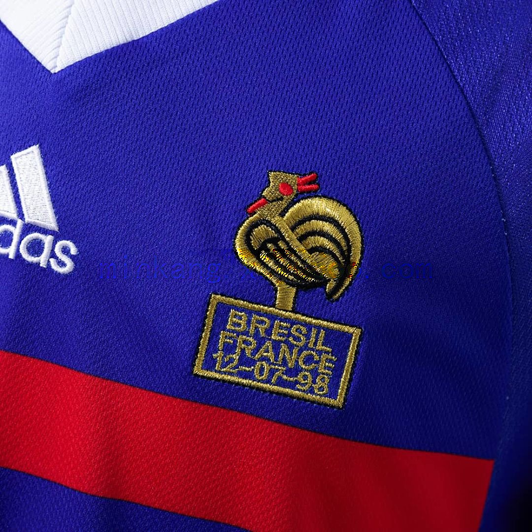 Retro long sleeve France 1998 Home S-XXL 4