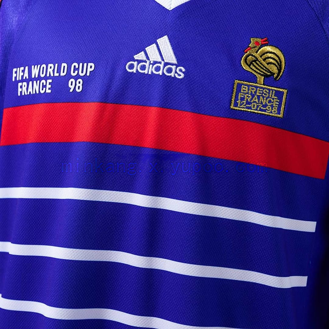 Retro long sleeve France 1998 Home S-XXL 5