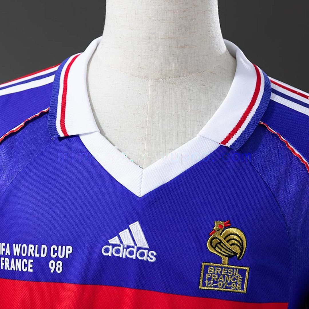Retro long sleeve France 1998 Home S-XXL 6