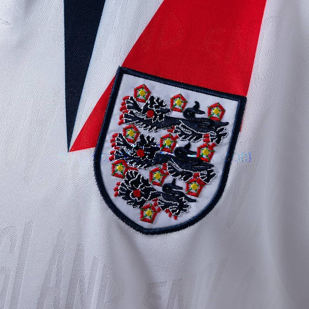 rétro England 1992 domicile S-XXL 4