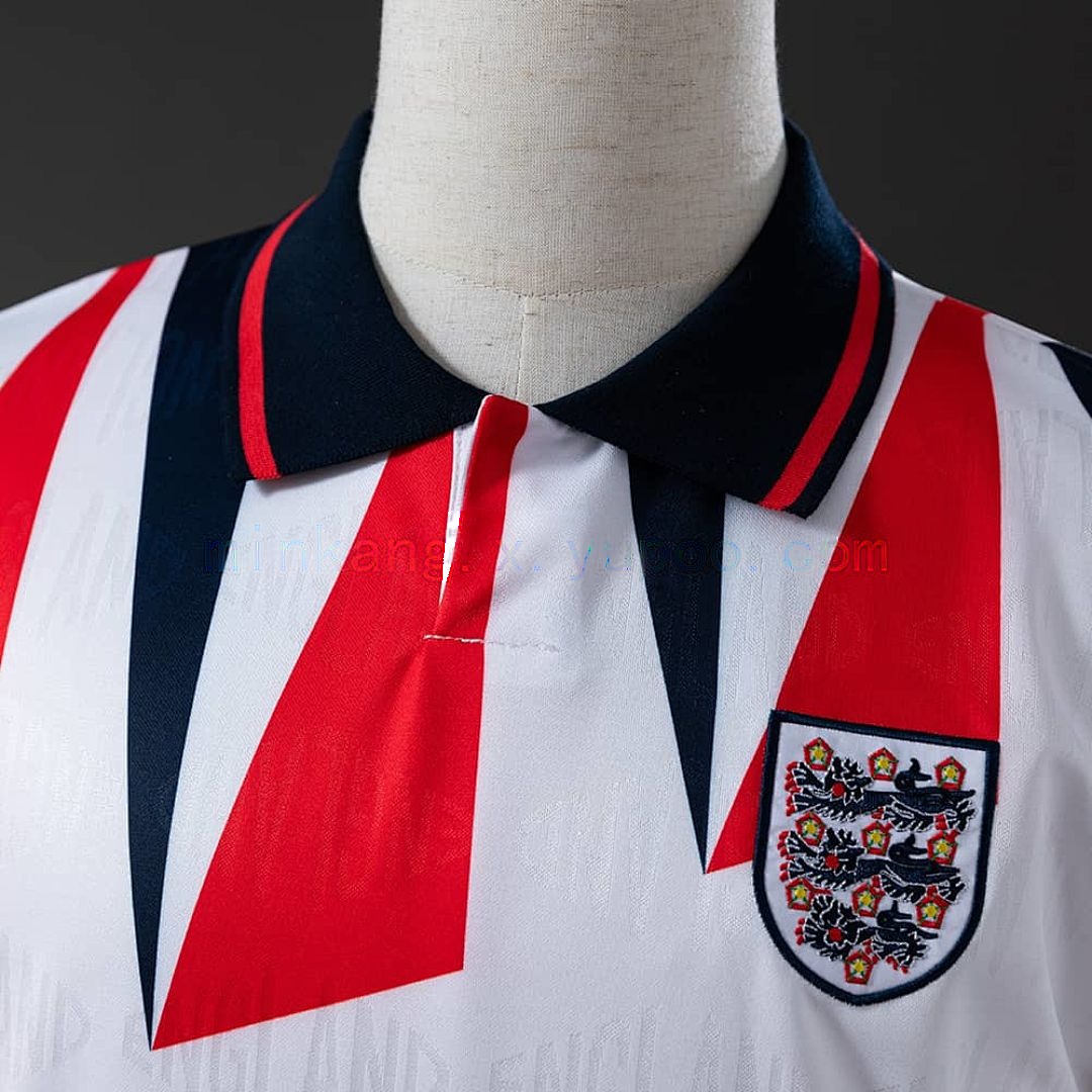 rétro England 1992 domicile S-XXL 5