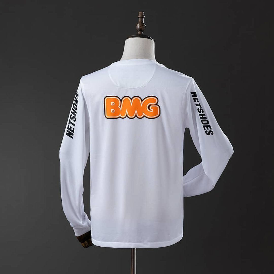 Retro Long Sleeve Santos 11_12 Home S-XXL 8